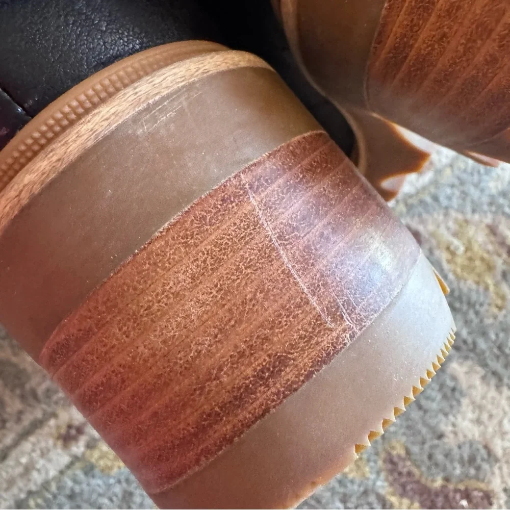 🦋Sorel Women's Black Chunky Joan Now City Leather Penny Loafers🦋 - Picture 11 of 11